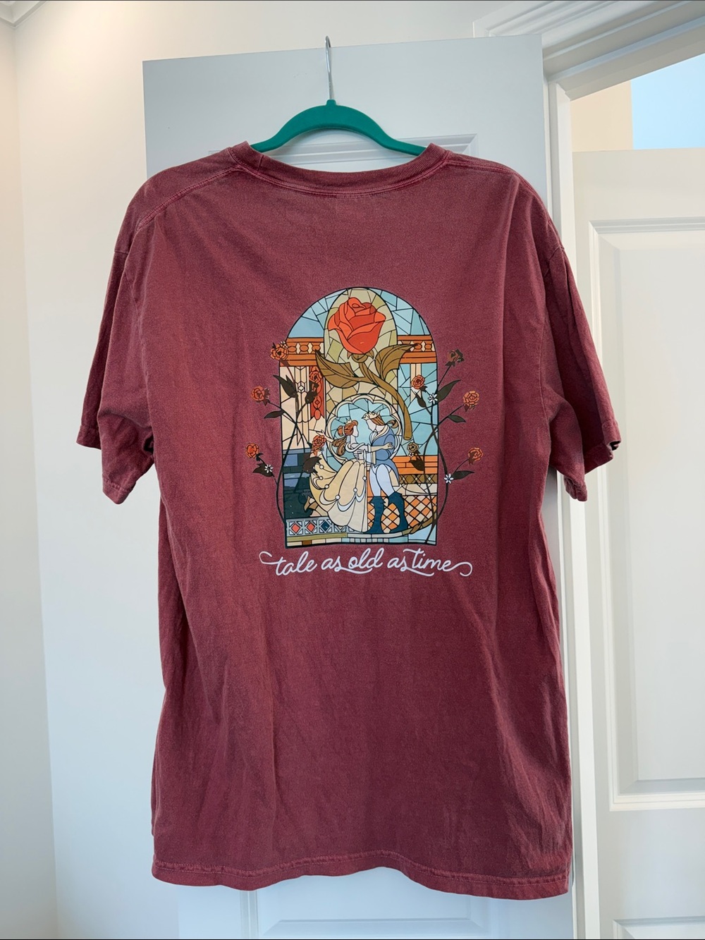 Beauty & the Beast “Tale As Old As Time” Comfort Colors Tee | Disney Inspo | L - Picture 5 of 6